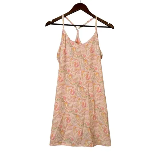 Women's Outdoor Voices Groovy Pastel Printed Exercise Dress with Shorts